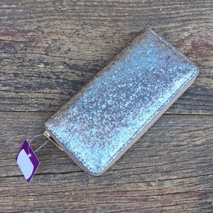 3/$20{Blancheaux Boutique} Pewter Glitter Wallets